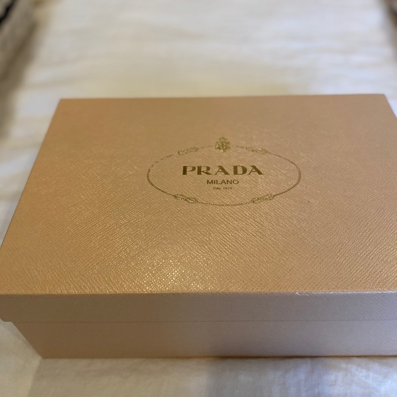 Prada Gold Peep Toe Heels - Picture 9 of 10